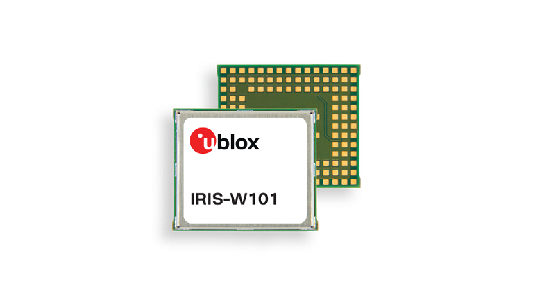 u-blox IRIS-W101 - front and back side