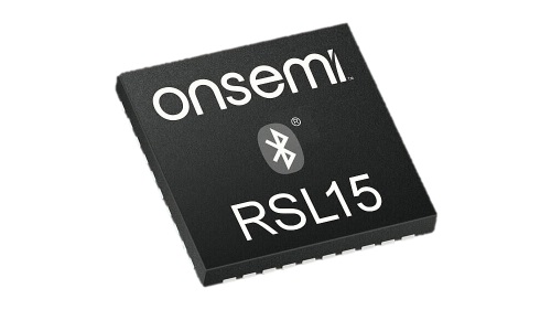onsemi RSL15 - top side of the chip